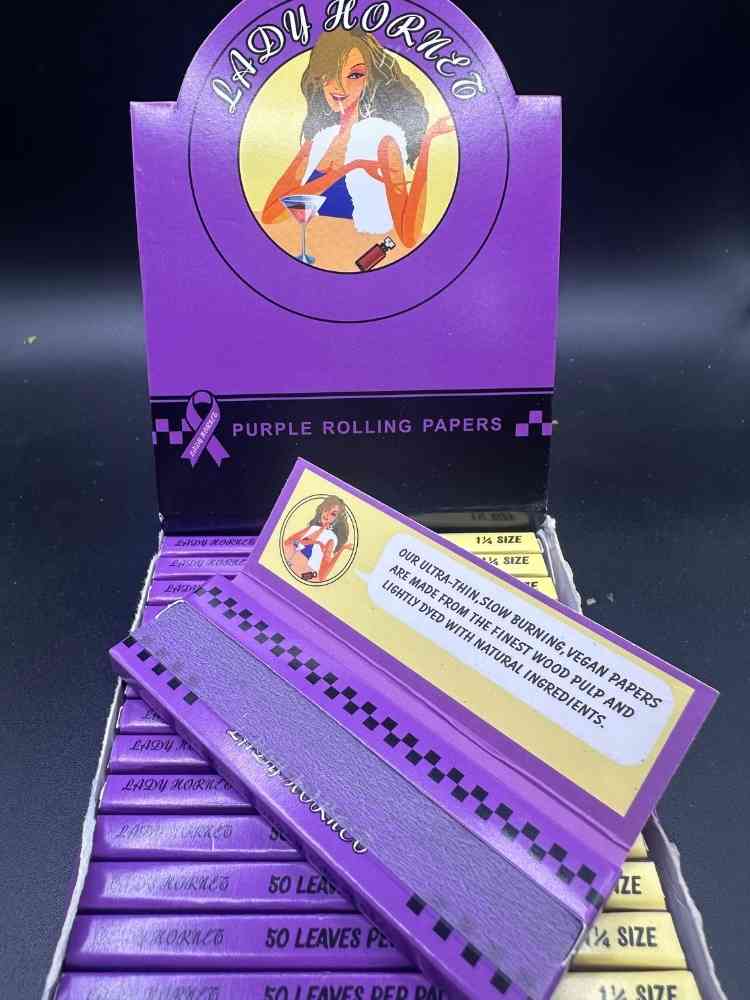 Lady Hornet Purple 1 1/4 papers