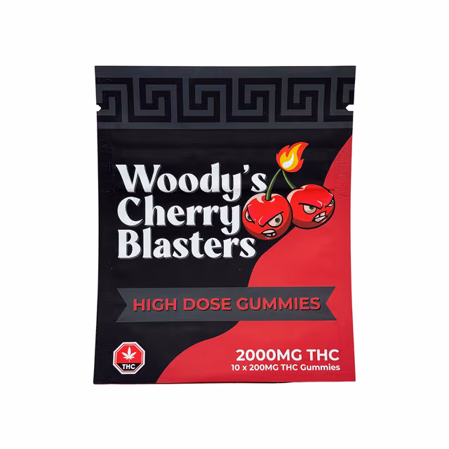 Woody’s Cherry Blasters 2000mg